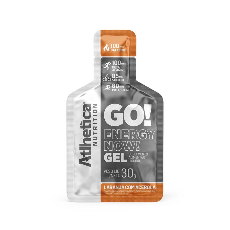 GEL ENERGIZANTE GO! 10 UNIDADES