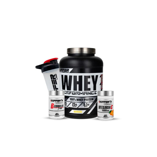 🛡️Mamá Defensas de Acero - Whey performance 5 libras + Vit C + B complex + Shaker