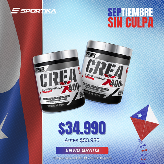 ¡2X! Creatina CreaX 400G
