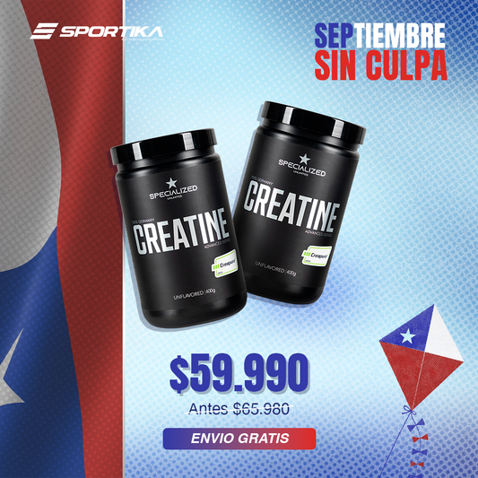 ¡2X! Creatina Specialized 400g Creapure®