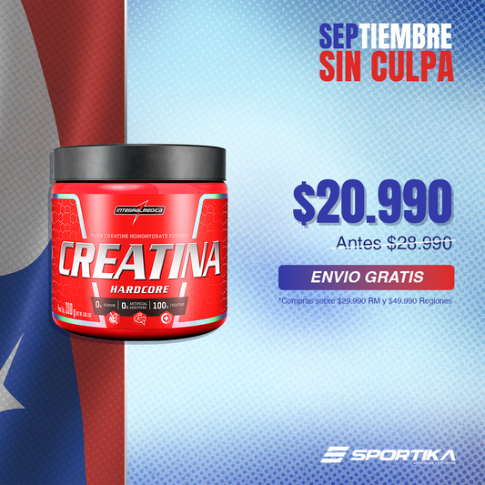Creatina monohidratada hardcore 300g