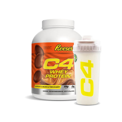 C4 Whey protein 25G 66 servicios + shaker c4 de regalo