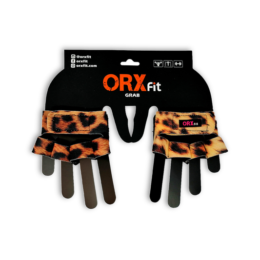 Guantes Pesas GRAB Leopard Mujer