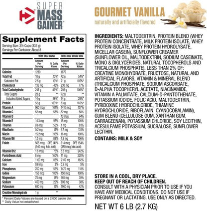 SUPER MASS GAINER 12 LIBRAS DYMATIZE