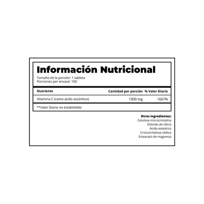 Vitamina C 1000mg