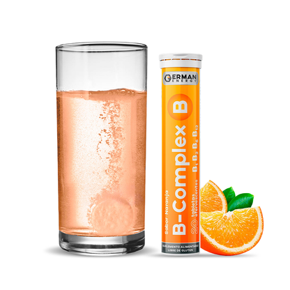 B Complex Sabor Naranja 20 tabletas efervescentes