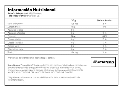 Beef protein zerolac 2 libras