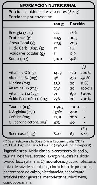 Pre entreno Xtreme Boost - 20 Tabs