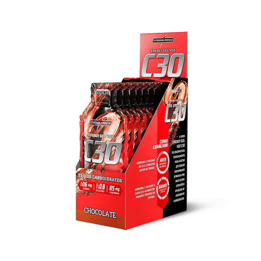 Energy Gel VO2 C30 sabor chocolate sin cafeína - 10 Unidades