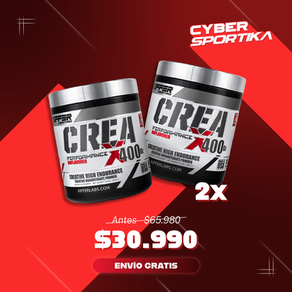 ¡2X! Creatina CreaX 400G (Venc. Enero 2027)