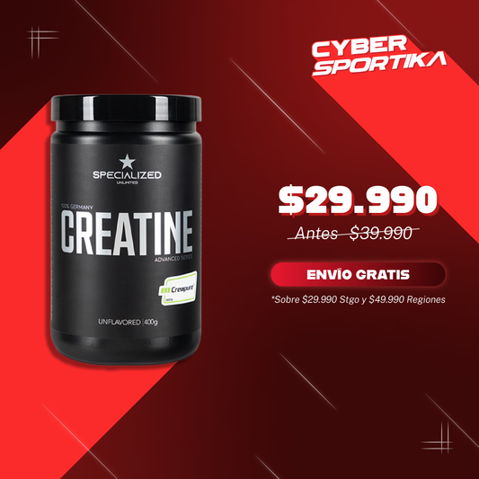 Creatina Monohidratada 400 g – Specialized (Creapure®)