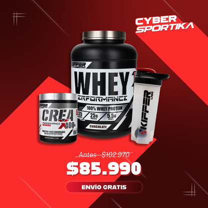 Whey performance + Crea X + Shaker de regalo