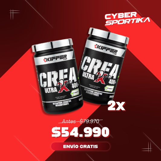 ¡2X! Creatina Ultra x pro Creapure® 400g