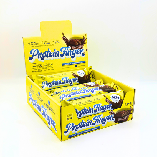Protein Finger bar 12 und - Oblea con cobertura de chocolate