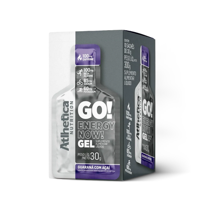 Gel Energético Go! Con Cafeína - Caja 10 Unidades