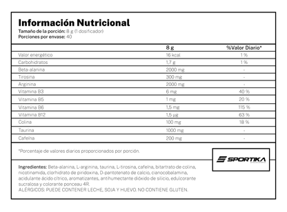 Huger Pre Entrenamiento Remate (Vence Sep 2026)
