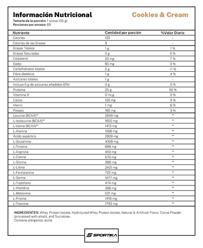 Isolate Performance 5 libras - 71 serv + shaker gratis