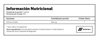 Cafeína XPro 250mg