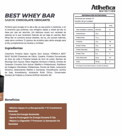 Best Whey bar 15g - Chocolate crocante
