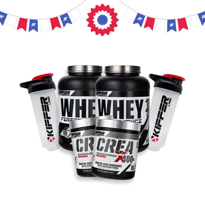 2 Performance Whey 5 LB + 2 CreaX + 2 shaker 700ml