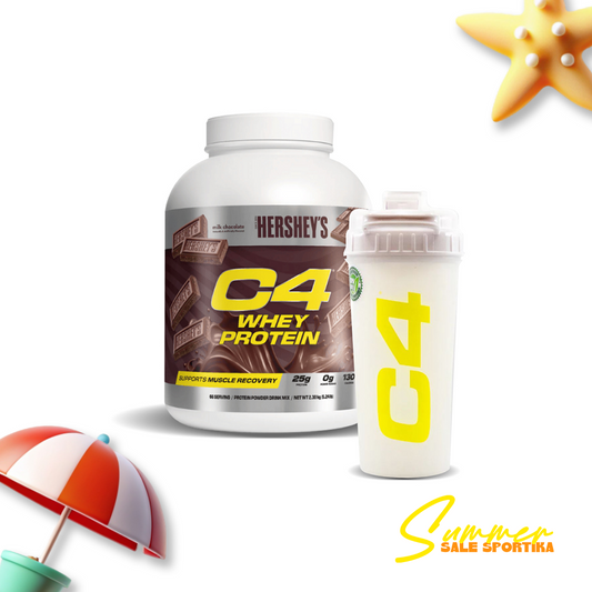 C4 Whey protein 25G 66 servicios + shaker c4 de regalo