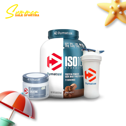Iso 100 + Creatina Creapure Dymatize 300G + shaker Dymatize 700ml