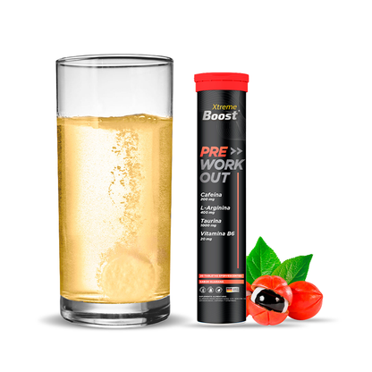 Pre entreno Xtreme Boost sabor Guaraná 20 tabletas efervescentes