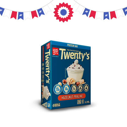BARRA DE PROTEÍNA TWENTY´S 4 UNIDADES