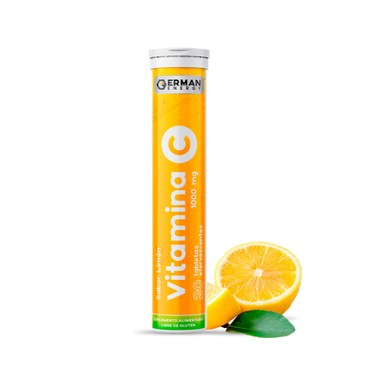 Vitamina C 1000mg Sabor Limón 20 tabletas efervescentes